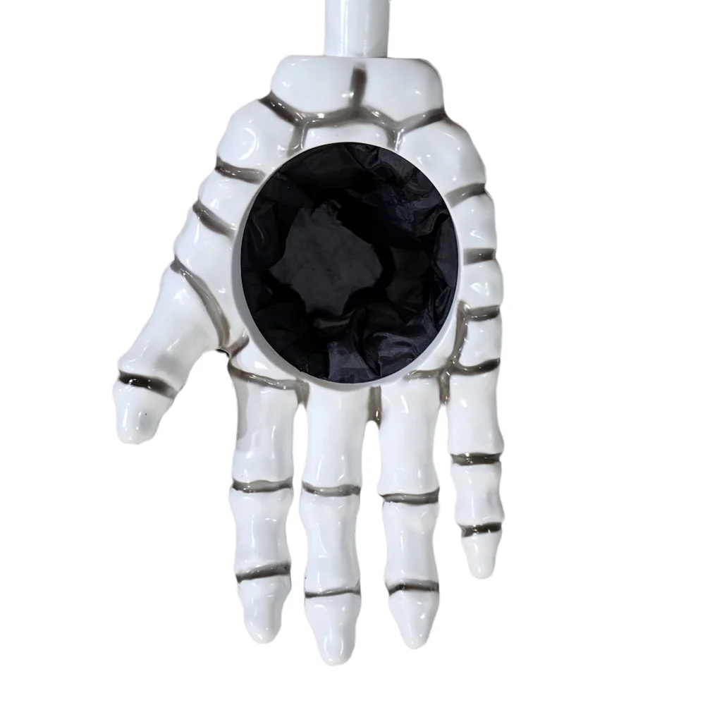 Spirit Halloween Skull Loot Scoop Treat Bag Skeleton Hand Candy Bag Costume Prop